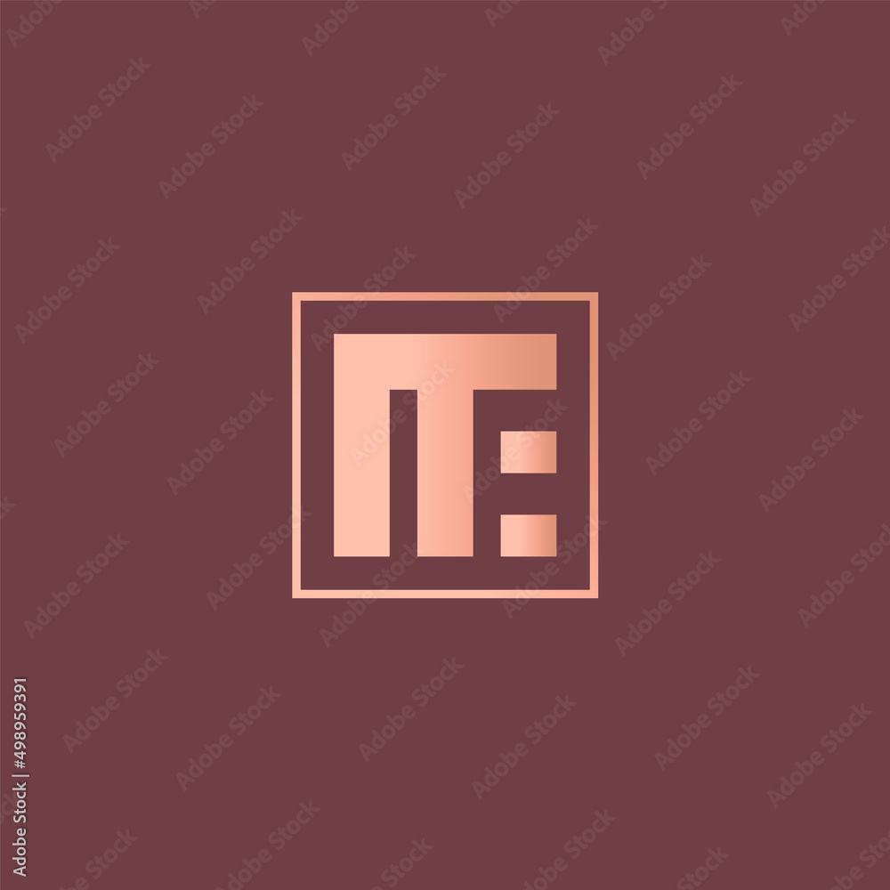 ME monogram template.