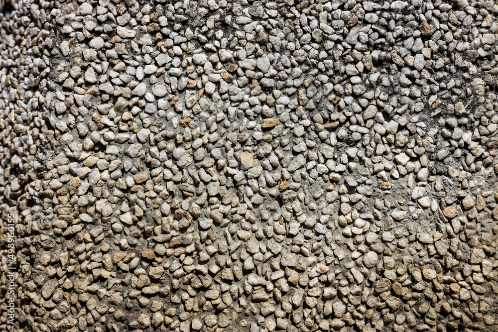 Small rocks construction background. Crushed stones texture of buildings and roads for landscaping top view. High quality photo Small rocks construction background. Crushed stones texture of buildings and roads for landscaping top view. High quality photo