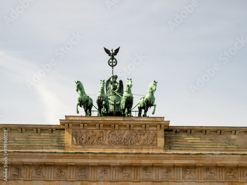 Brandenburg Gate historical monument.