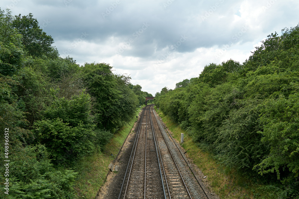 railway in the countryside