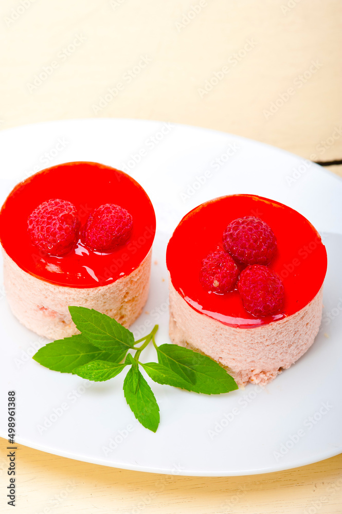 fresh raspberry cake mousse dessert fresh raspberry cake mousse dessert