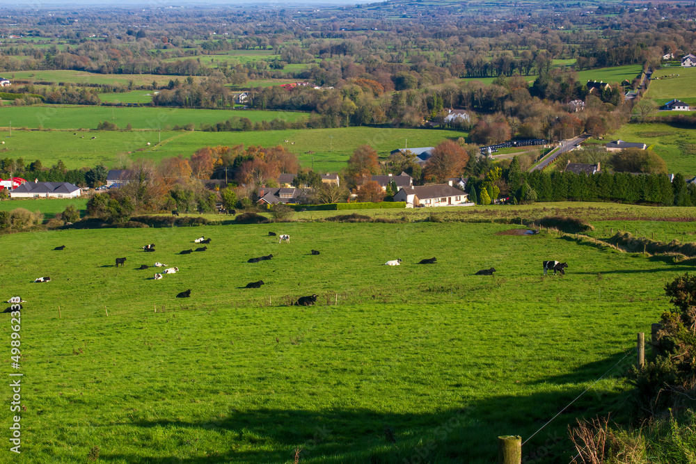 Green fields and hills near Ardpatrick