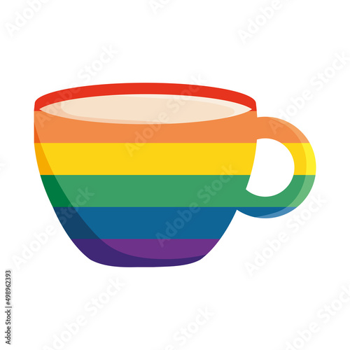 pride coffee mug icon