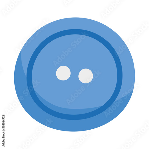 blue button icon