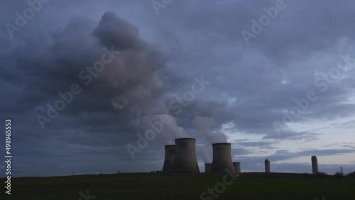 Didcot A Power Station time lapse Pro Res 4:2:2 photo