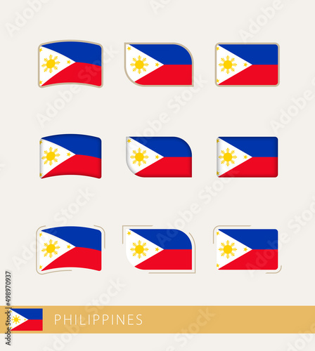 Free Download Vector flags of Philippines, collection of Philippines flags. - GFXLoad