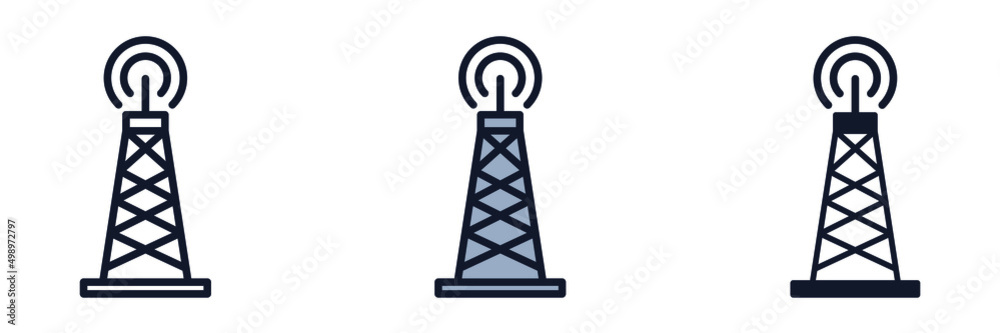broadcast tower icon symbol template for graphic and web design collection logo vector illustration broadcast tower icon symbol template for graphic and web design collection logo vector illustration