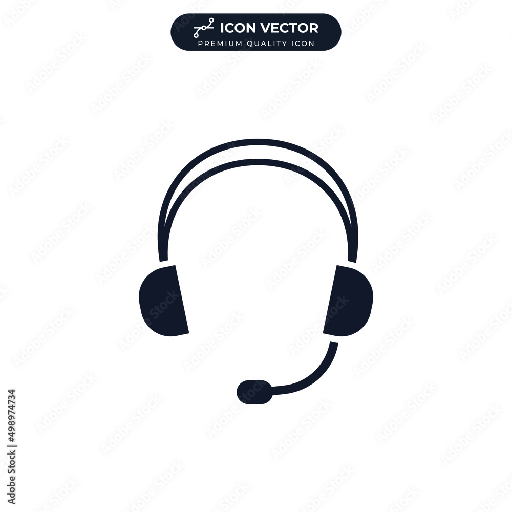 headphones icon symbol template for graphic and web design collection logo vector illustration headphones icon symbol template for graphic and web design collection logo vector illustration