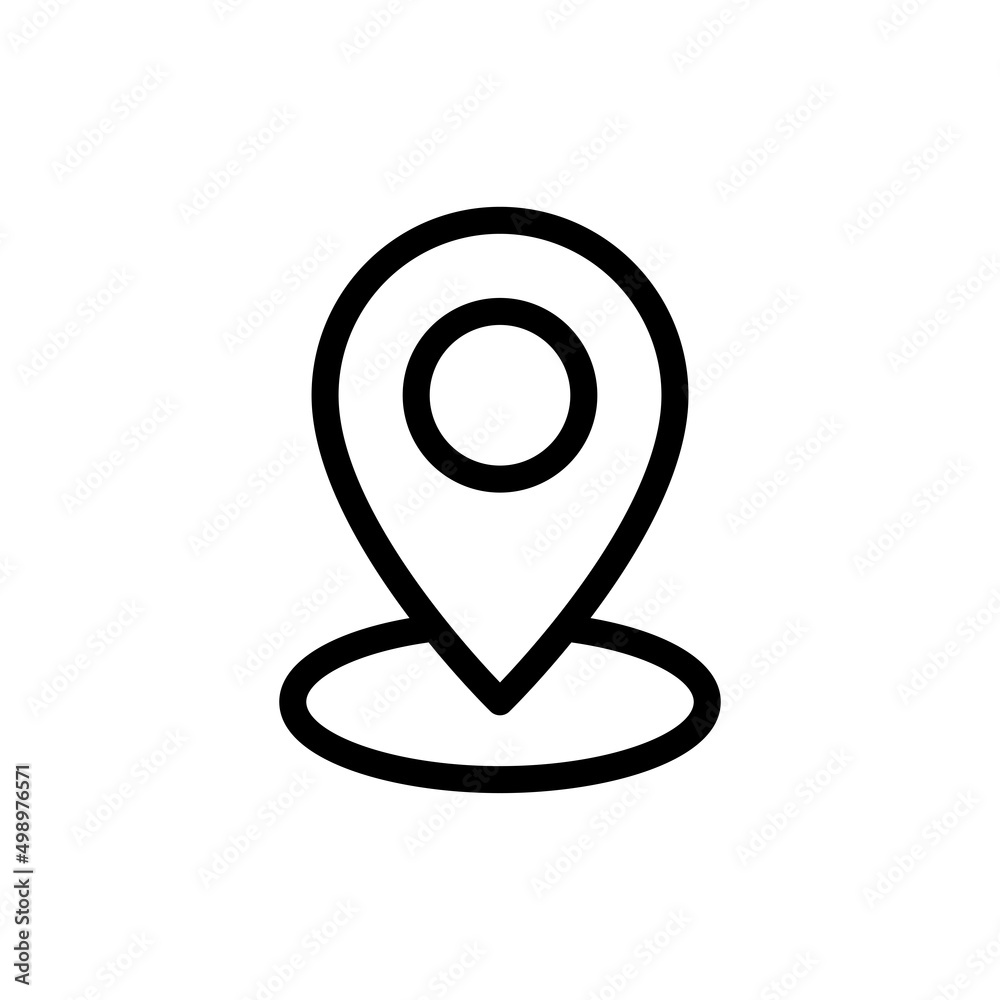 Set of black vector icons, isolated against white background. Flat illustration on a theme location Set of black vector icons, isolated against white background. Flat illustration on a theme location