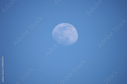 Serene view of the full moon © Eleseus