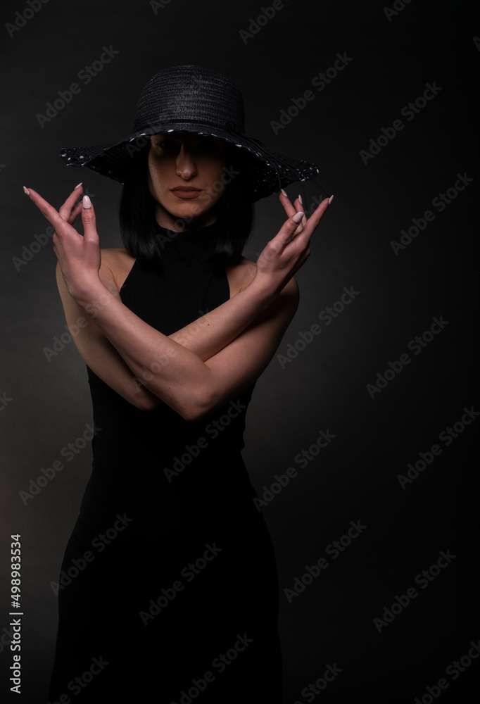 Beautiful girl with her perfect arms Beautiful girl with her perfect arms