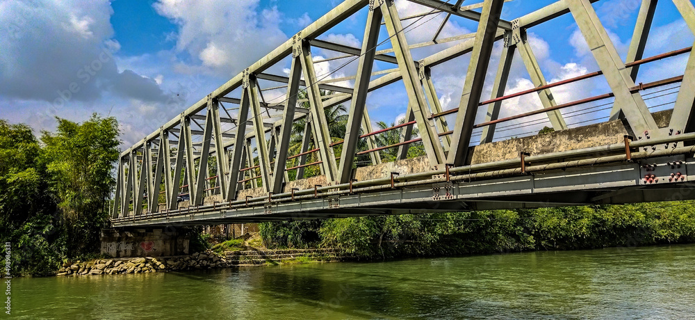 Fototapeta premium old bridge over river