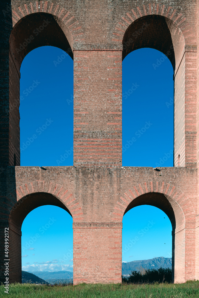 Carolino aqueduct, ancient Roman in Caserta Italy