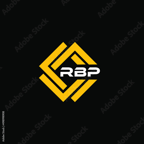 RBP 3 letter design for logo and icon.RBP monogram logo.vector illustration. photo