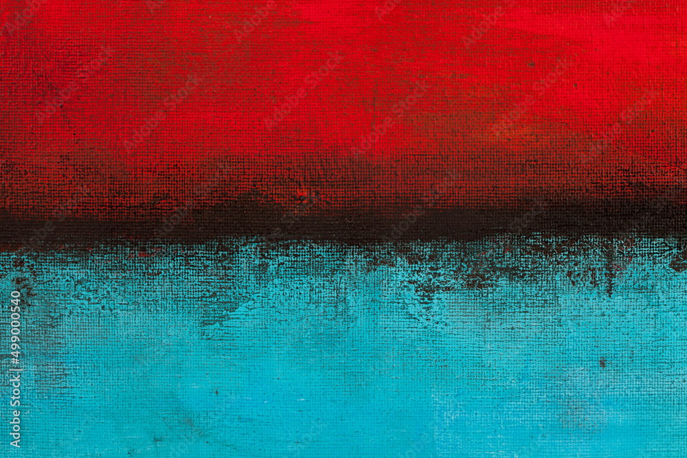 Red and blue grunge colored texture background.
