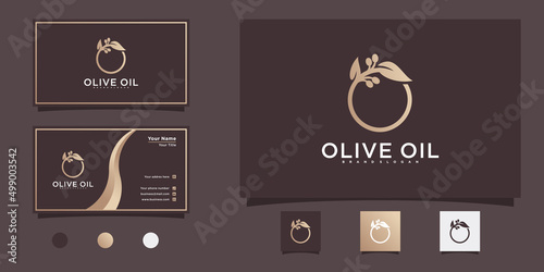 Olive oil logo with modern new concept with design brand oil beauty  health Premium Vector Part 3
