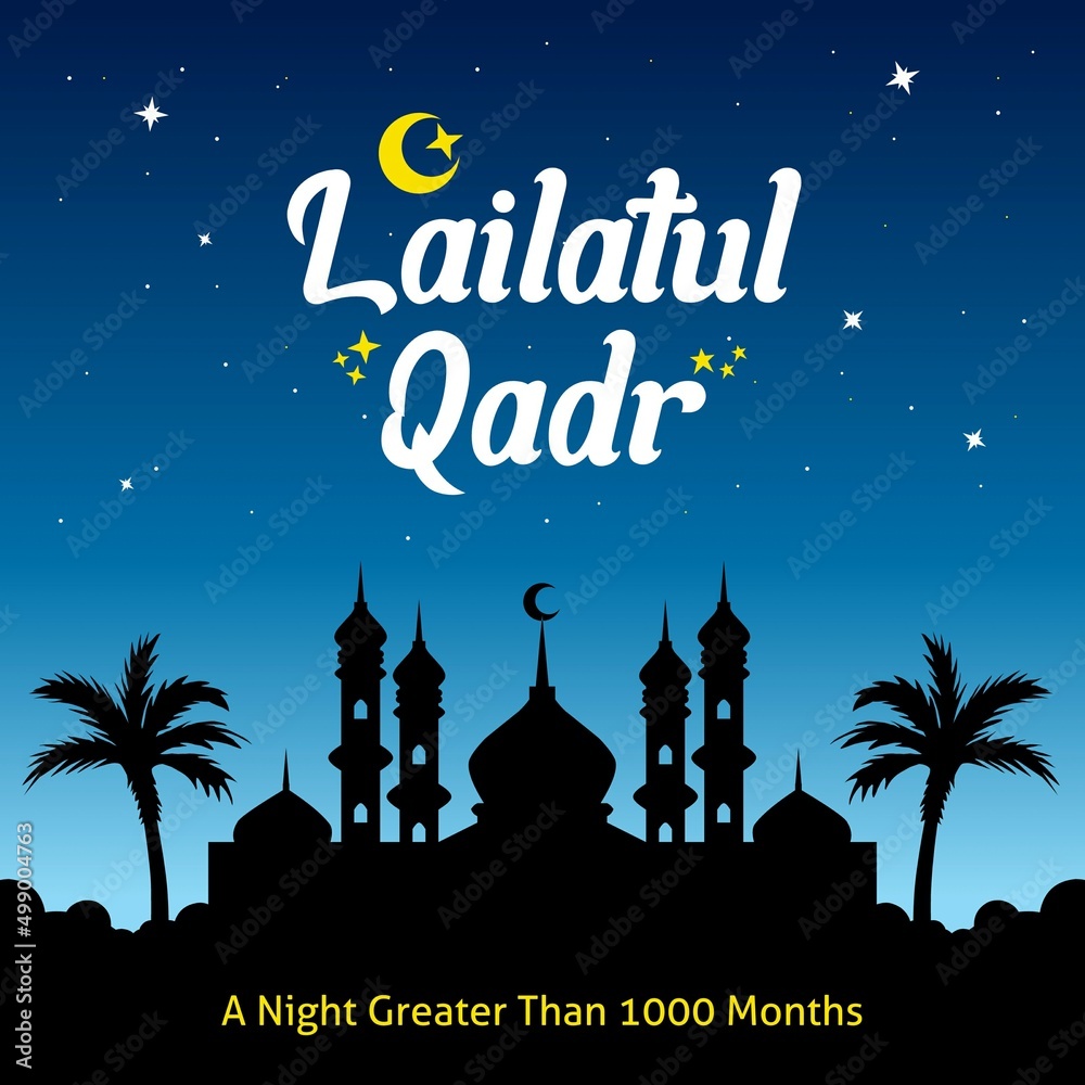 Lailatul qadr vector illustration. Suitable for Poster, Banners, background and greeting card. Lailatul qadr vector illustration. Suitable for Poster, Banners, background and greeting card.