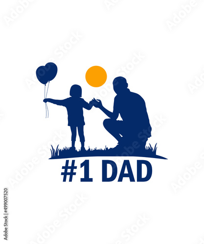 Dad logo father's day tshirt design
