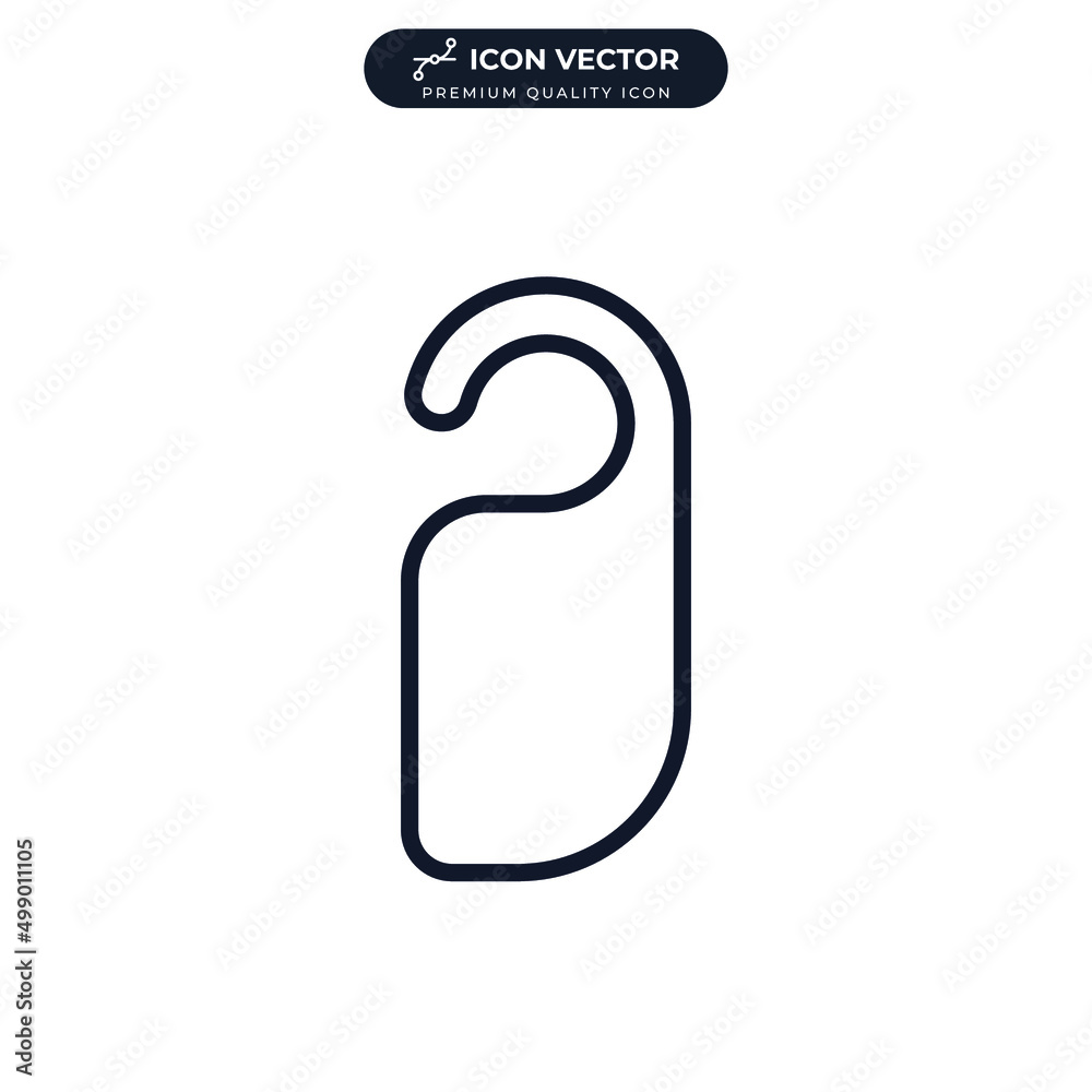 door hanger icon symbol template for graphic and web design collection logo vector illustration door hanger icon symbol template for graphic and web design collection logo vector illustration