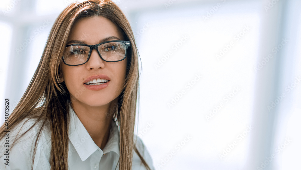 business woman working with financial documents business woman working with financial documents