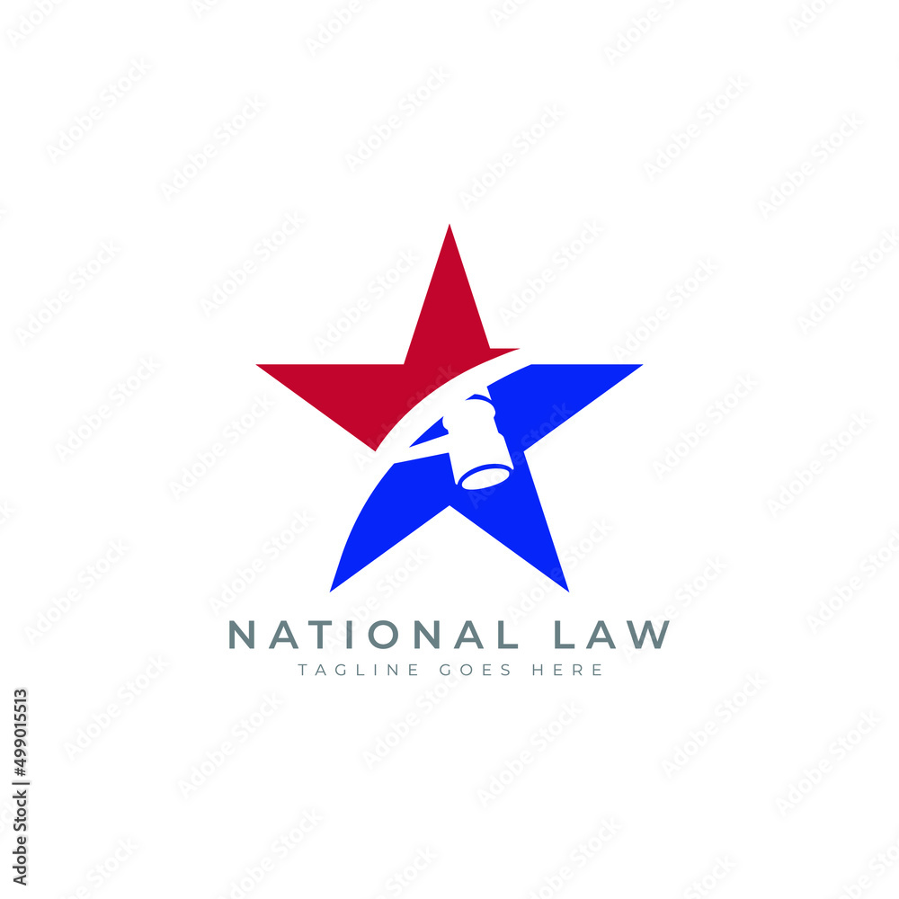 star and law hammer logo design concept national law logo branding star and law hammer logo design concept national law logo branding