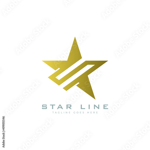Free Download star logo design concept star letter s monogram - GFXLoad