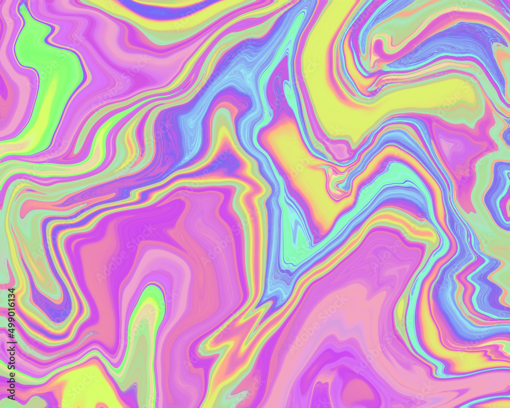 Abstract background with marble acrylic painting effect. Colorful texture for modern design.
