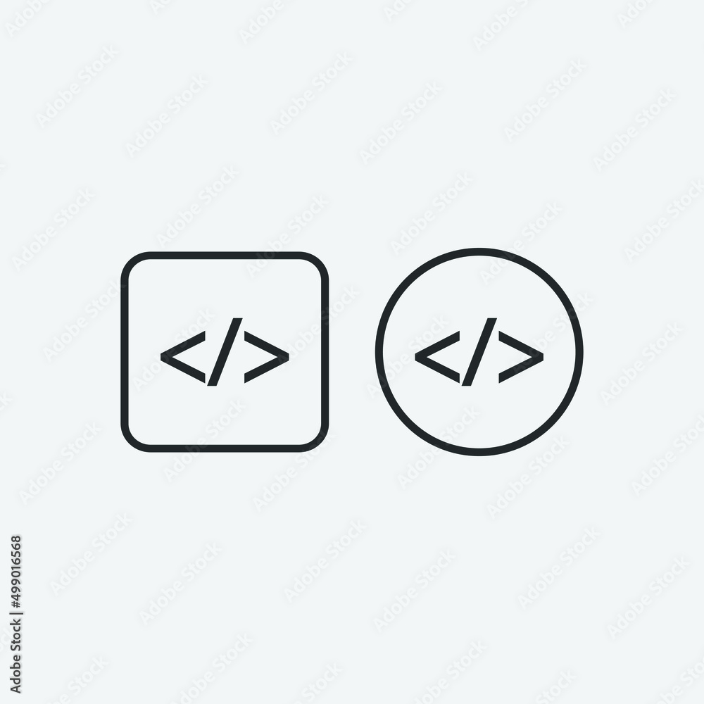 Programming_language vector icon illustration sign Programming_language vector icon illustration sign
