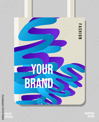Modern style abstract art, suitable for shopping bags, tote bags, clothes designs, and many others, editable and printable design.
