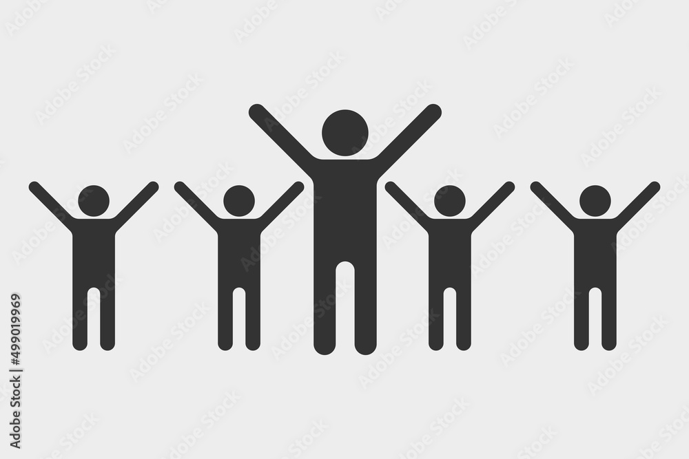 Fans vector icon illustration sign Fans vector icon illustration sign