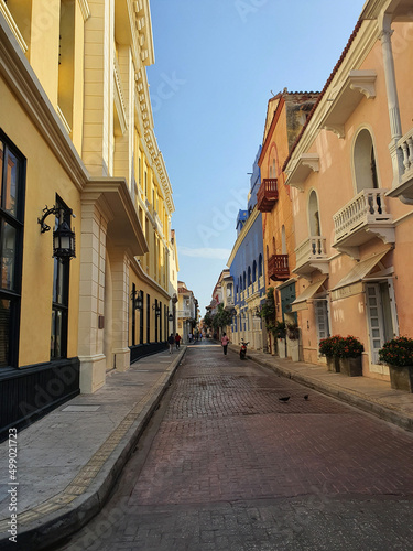 street in the town © waldir