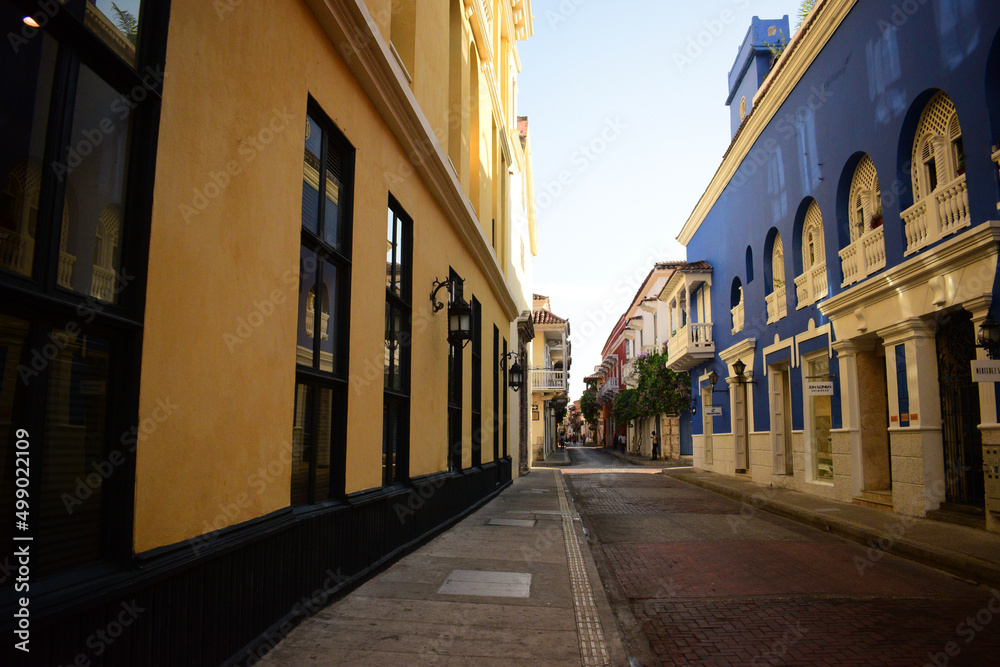 Fototapeta premium street in the town