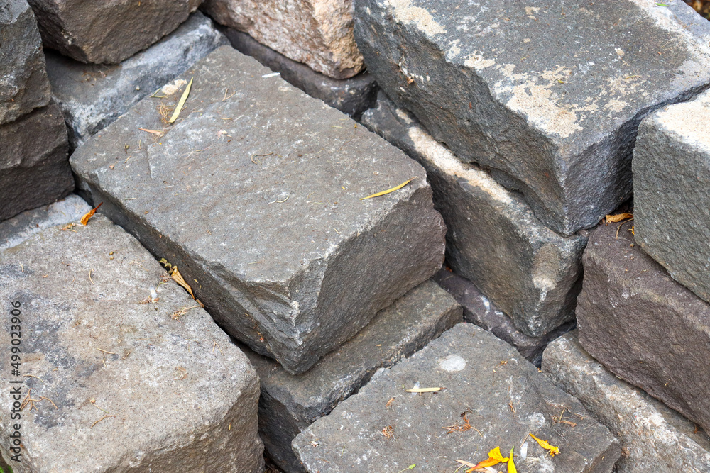 stacks of bluestone blocks stacks of bluestone blocks