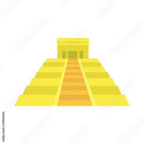 mexican pyramid icon