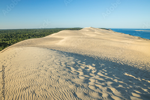 Aerial view of the Dune du Pilat, France photo
