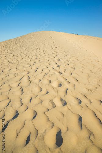 Dune of Pilat on a summer day in Gironde  France