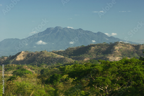 Landscape image taken in Chiriqui, Panama. The Baru volcano is shown in the background. photo