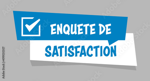 Logo enquête de satisfaction.