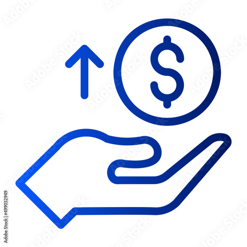 sponsorship gradient icon