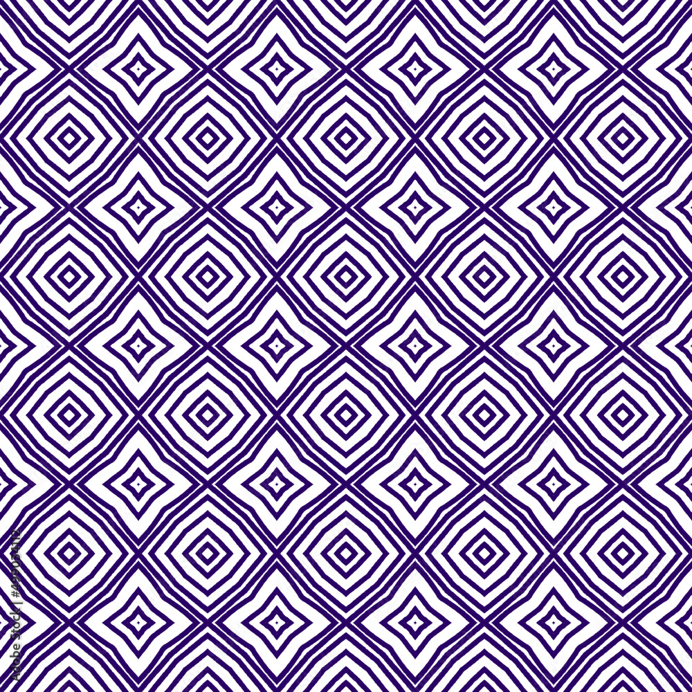 Arabesque hand drawn pattern. Purple symmetrical Arabesque hand drawn pattern. Purple symmetrical