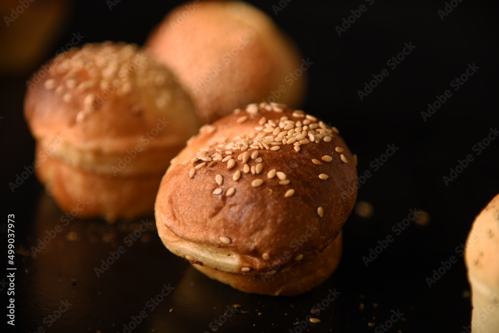 Baked Fatayer and manakeesh pastry Baked Fatayer and manakeesh pastry