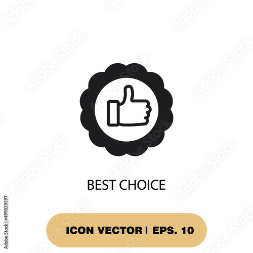 best choice icons  symbol vector elements for infographic web