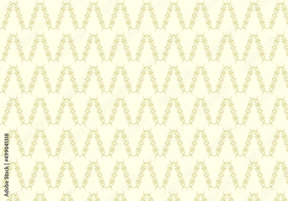 Seamless vector pattern in geometric ornamental style vector free.