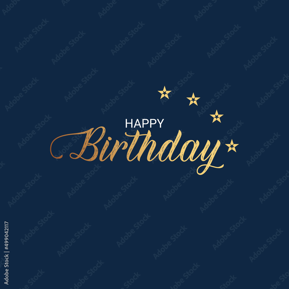 Happy Birthday. colourful luxury design for wish card. Stock ...