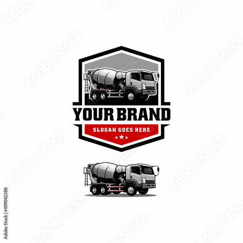 concrete mixer truck logo