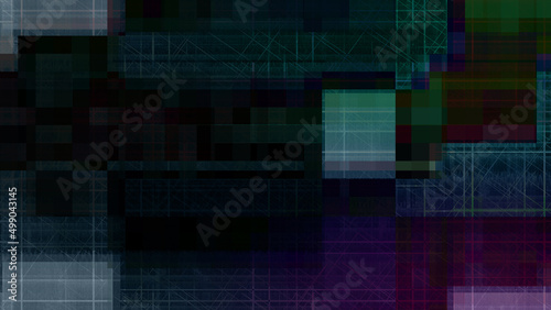 Wallpaper Mural Abstract glitch art background image. Torontodigital.ca