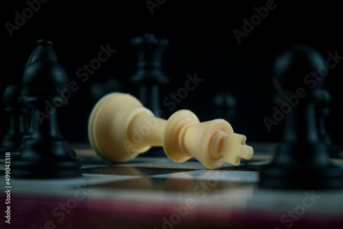 Chess is a board game played between two players. It is sometimes called Western chess or international chess to distinguish it from related games such as xiangqi and shogi. photo