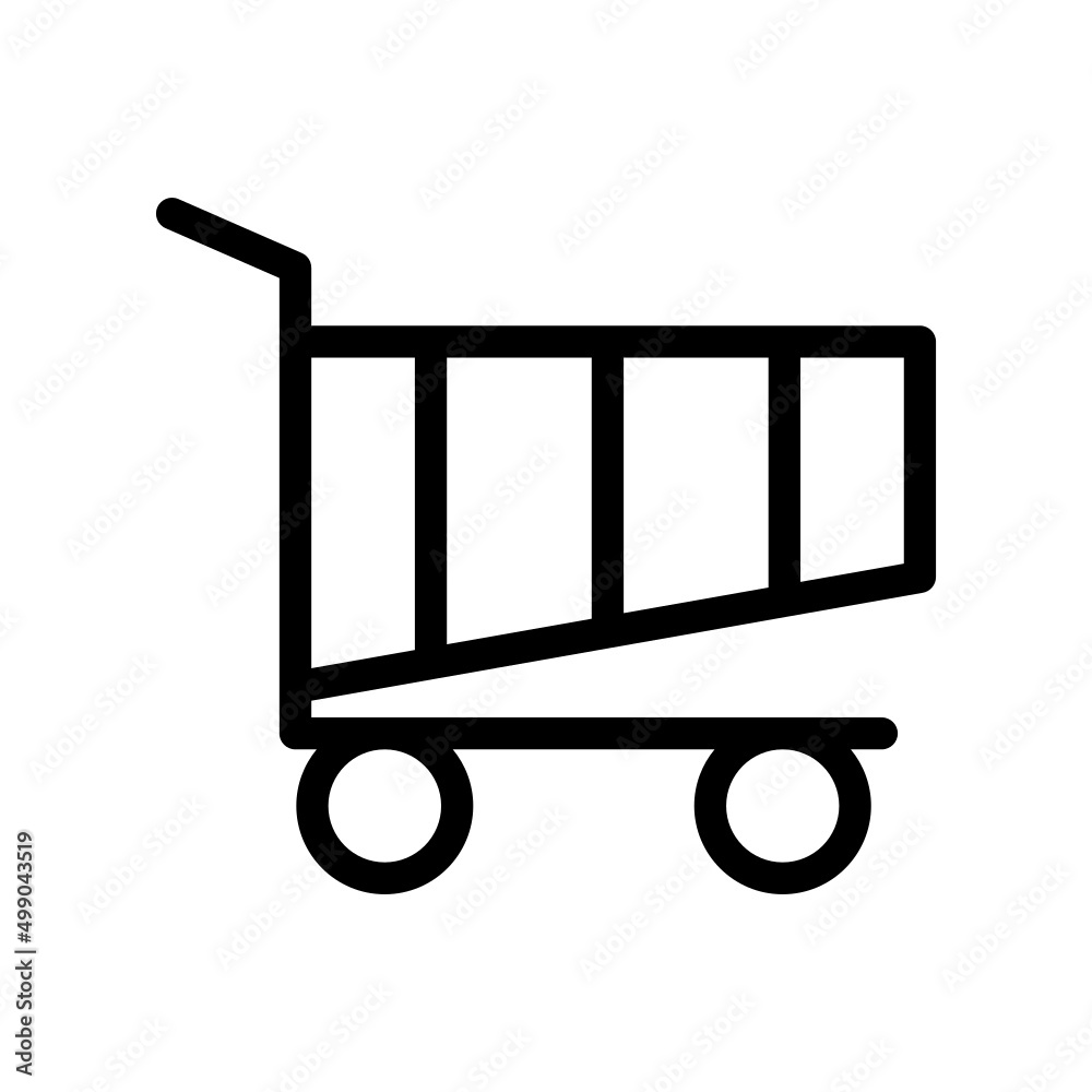 Cart Icon Vector Symbol Design Illustration Cart Icon Vector Symbol Design Illustration