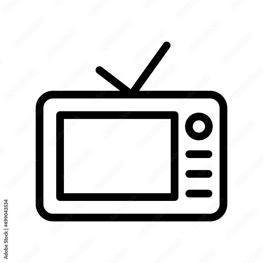 Tv Icon Vector Symbol Design Illustration Tv Icon Vector Symbol Design Illustration