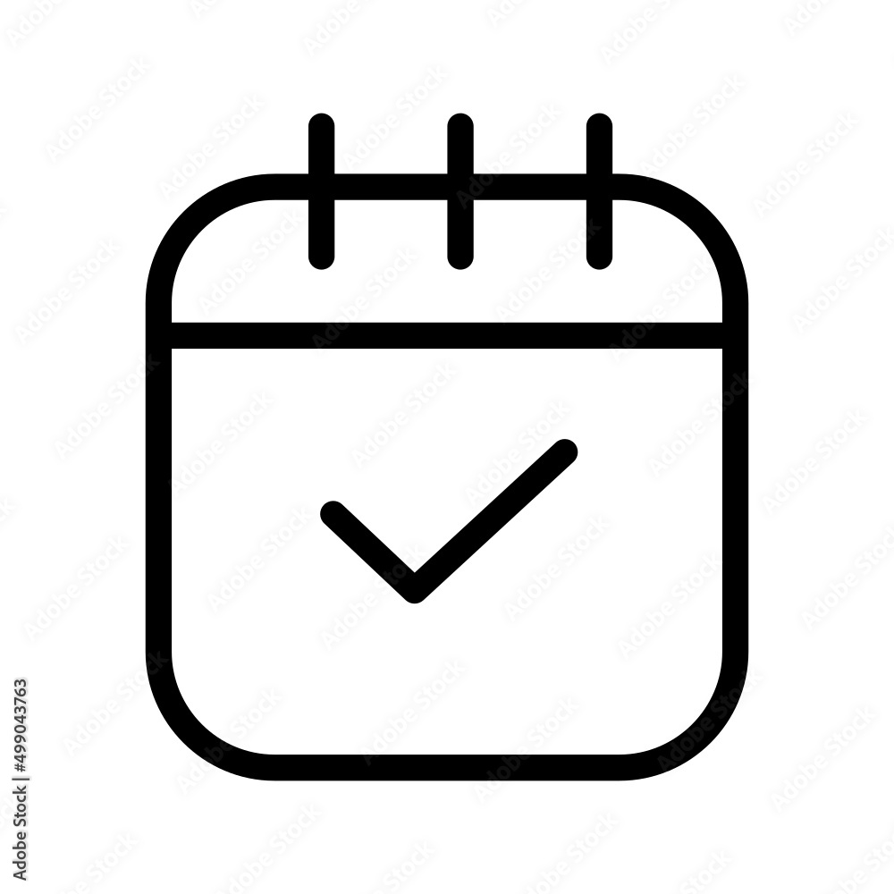 Calendar Icon Vector Symbol Design Illustration Calendar Icon Vector Symbol Design Illustration